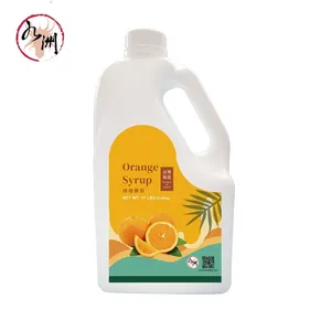 Premium Orange Syrup (30% Original Juice) 2.5kg-Best Taiwan Bubble Tea Supplier