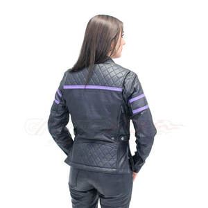2024 femmes veste de course légère haute qualité manches longues en cuir moto vêtements de protection respirant coupe-vent - Product Image 5
