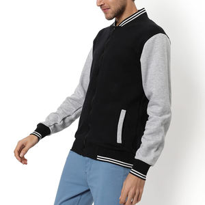 Chaqueta Universitaria de Forro Polar de Algodón Personalizada para Hombre al por Mayor 2026, Chaqueta Universitaria de Nuevo Estilo Hecha a Medida para Hombre - Product Image 3