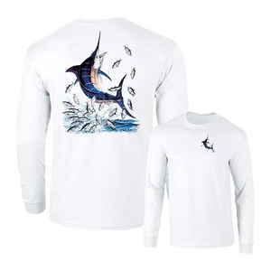 Camisetas de Pesca de Manga Larga para Hombre, con Protección Solar UV UPF50, de Secado Rápido, con Logotipo Personalizado, de Poliéster y Elastano OEM - Product Image 5