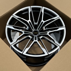 REP 7106F 20 Inch Multi-Spokes 5-holes Black Milling Face 5-112 avec 66.5 Low quantité minimale de commande Personnaliser Jante Forgée Prêt à Expédier pour <span class=keywords><strong>BMW</strong></span> M4 - Product Image 2