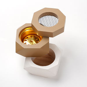 Quemador de Incienso Geométrico de Madera con Malla Metálica Hexagonal, Porta Incienso Árabe Aromático Hecho a Mano y Ecológico para el Hogar y Ramadán - Product Image 4