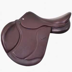 Sillín de salto de caballo personalizable de alta calidad, cómodo sillín de cuero transpirable, madera/plástico para montar a caballo, nueva carrera - Product Image 5