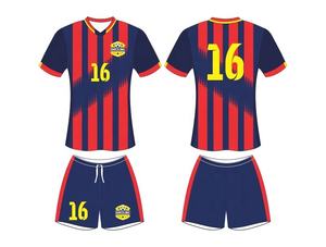 Nuevo Conjunto de Uniforme de Fútbol para Hombre de la Mejor Calidad, Diseño Personalizado, Pantalones Cortos, 100% Poliéster Transpirable, Servicio OEM Disponible - Product Image 4