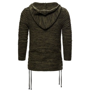 2024 nouveauté hommes poids lourd Vintage lavage imprimé Slim Fit sweat à capuche doublé Logo personnalisé longue chaîne grande taille ODM hiver - Product Image 2