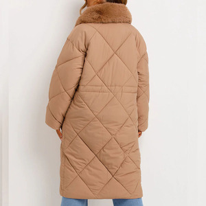 Chaqueta de Invierno Gruesa y Larga para Mujer, Chaqueta Acolchada para Clima Frío, Logotipo Personalizado - Product Image 2