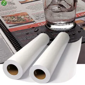 Lizheng inkjet printing Waterproof Self Adhesive Pp Synthetic Paper Printable Pp Paper Roll Print Banner Advertising Material