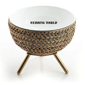 Cuenco de acero para chocolate, excelente calidad, hecho a mano, dulce, forma redonda, decorativo, venta al por mayor, cuenco de chocolate elegante - Product Image 4