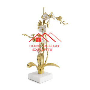 Escultura Metálica de Aluminio Fundido con Acabado Dorado, Decoración de Mesa de Centro de Lujo para el Hogar, Gran Venta - Product Image 3