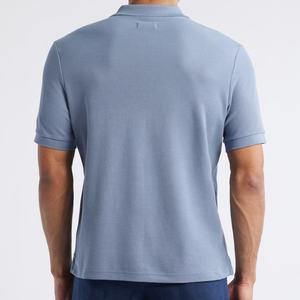 Polos de golf pour hommes de grande taille en polyester de luxe élastique de haute qualité Chemises de golf du fabricant avec logo personnalisé - Product Image 3