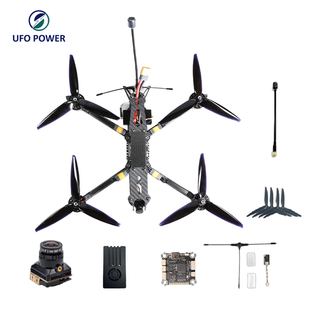 7inch FPV Drone Small RC Aircraft Foldable Traversal Rc Fpv Drone Kit with Motor Flight Controller Frame FPV Goggles RTF