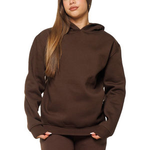 Sudadera con Capucha de Alta Calidad, 100% Algodón Grueso, con Logotipo Personalizado, Sudadera Extra Grande para Mujer para la Temporada de Invierno - Product Image 1