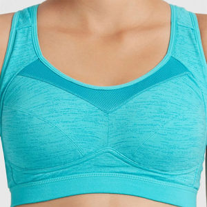 Sujetador Deportivo de Yoga para Mujer, Transpirable, Ligero, de Alta Sujeción, con Logotipo Personalizado, Diseño sin Costuras, Material de Spandex/Poliéster, Color Sólido - Product Image 5