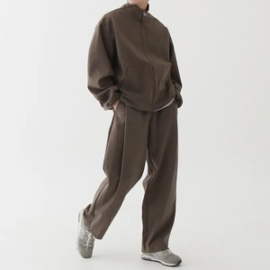Ensemble de survêtement unisexe en molleton polyester/coton avec logo personnalisé, hiver 2026, jogging, pantalon de survêtement et sweat-shirt pour homme - Product Image 2