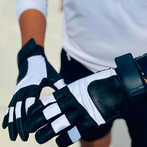 Gants d'entraînement sportif de baseball professionnel à prix d'usine Nouveau style de gants de frappeur en cuir de vachette véritable numérique Logo personnalisé - Product Image 3