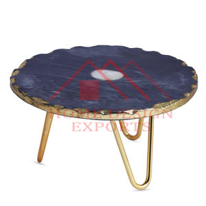 Soporte de metal con acabado dorado 2025 Soporte para servir pasteles de metal hecho a mano de último diseño a precio mayorista - Product Image 4