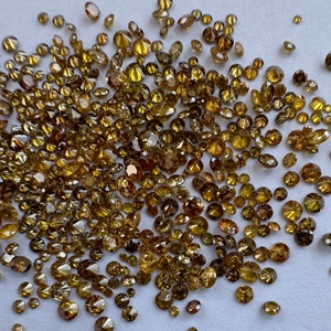 1mm 2mm 3mm Naturel Brun Champagne Jaune Fantaisie Diamants Rond Brillant Coupe Vrai Brun Couleur Précieux Montre Lâche Cadran - Product Image 4