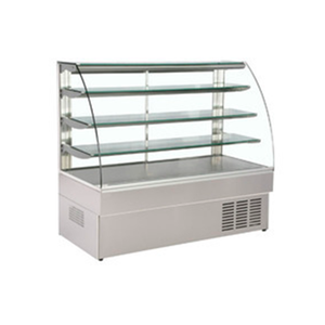 Mostrador de Exhibición Comercial para Alimentos y Panadería |   Vitrina de Vidrio con Iluminación LED |   Tamaño Personalizado Disponible - Product Image 2