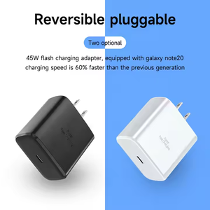 CTX Custom 45W PD <span class=keywords><strong>USB</strong></span> <span class=keywords><strong>C</strong></span> Adaptador de cargador de pared Carga súper rápida para Samsung para Galaxy S23 Ultra Note 20 Plus Auriculares <span class=keywords><strong>C</strong></span>ámaras - Product Image 5