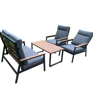 Elegant Acacia <b>Wood</b> <b>Outdoor</b> <b>Sofa</b> Set-Adjustable Seating Eco-Friendly Durable Lightweight & Comfortable - Product Image 1