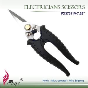 Tijeras de Electricista de Alta Resistencia FINIX de 6.25 Pulgadas, 3 en 1, Multifunción, Pelacables, Crimpadora, Cortadora de Cables, Acero Japonés de Alto Carbono de Primera Calidad - Product Image 6