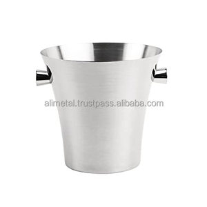 Refroidisseur de champagne en aluminium vintage personnalisable ou seau à bière pour les fêtes intérieures et extérieures ustensiles de bar - Product Image 4