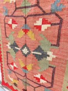 Fait à la main laine Jute Kilim Dhurri tapis taille personnalisée Accent extérieur chemin grosse laine Jute Style indien tapis cuisine salon nouveau - Product Image 2