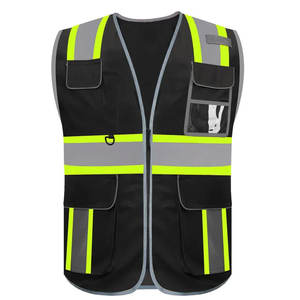 Chaleco de seguridad de alta visibilidad para hombre, chaqueta de seguridad de algodón reflectante con logotipo personalizado, diferentes colores de verano, ropa exterior personalizable - Product Image 6