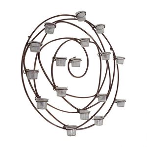 Country Hand Forged Wall Mounted Candle Holder - Product Image 5