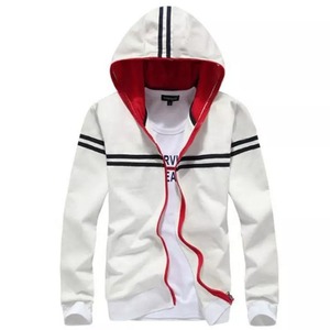 Ensemble de broderie personnalisée Survêtement Sweat 2 pièces Été French Terry unisexe Zip Hoodies pour hommes - Product Image 2