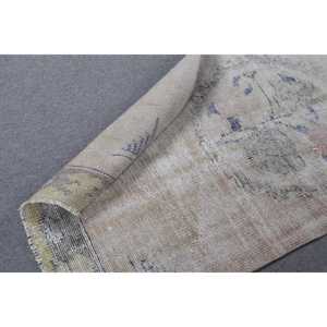 พรมตุรกีวินเทจ ขนาด 2.5x5.3 ฟุต (76x161 ซม.) สีน้ำตาล พรมสไตล์ตะวันตกเฉียงใต้ - Product Image 5