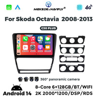 MEKEDE C30 Plus, Unidad Central de Navegación para coche, pantalla Android para coche, Mp3, reproductor de vídeo, Radio para Skoda Octavia 2008-2013