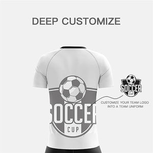 Venta al por mayor nuevo estilo de alta calidad logotipo personalizado impermeable transpirable 100% poliéster uniforme de fútbol para adultos OEM - Product Image 5