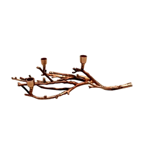 Support de bougie tendance en métal, aluminium massif, décoration lumineuse artisanale de luxe pour la maison, les hôtels, les restaurants, les cafés, Noël - Product Image 3