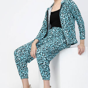 Nouveau Style Sublimation Meilleure Vente À Manches Longues Tech Polaire Femmes Survêtement 2pcs Ensemble Imprimé Coton Survêtement Pour Femme - Product Image 6