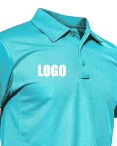 Camiseta Polo para Hombre, Color Verde Azulado, Poliéster Piqué, Manga Corta, Transpirable, Logotipo Personalizado, Uniforme Deportivo Corporativo, Suministro al por Mayor, OEM, ODM - Product Image 2