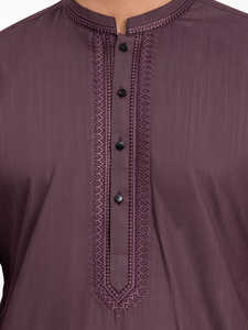 100% Top haute qualité Shalwar Kameez pour hommes et garçons confortable nouveau Style plaine couleur unie robe hommes tissu - Product Image 2