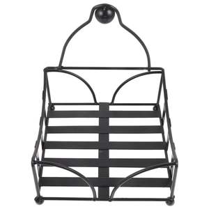 Panier à serviettes en métal élégant et léger pour une manipulation facile, parfait pour les repas en famille et les rassemblements à la maison - Product Image 2