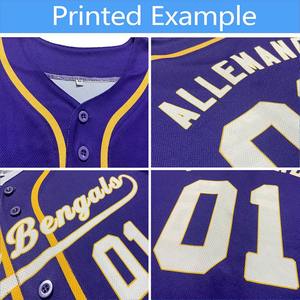 En Stock, camiseta de béisbol personalizada de alta calidad, impresa, transpirable, de secado rápido - Product Image 6