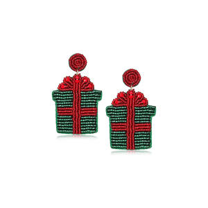 Nouveau coloré noël cristal étoile boucles d'oreilles à la mode plaqué or avec poire diamant créatif arbre Design direct inde - Product Image 3