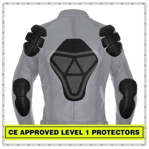 Black Motorbike Leather <b>Jackets</b> Two Pockets White Long Sleeves Turtle Neck Moto <b>Jackets</b> Personalized Design Road <b>Bikers</b> <b>Jacket</b> - Product Image 3