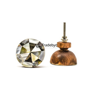 ลูกบิดลิ้นชักแบบฝังม็อบสไตล์มินิมอลทำมือคุณภาพระดับพรีเมียมอุปกรณ์เฟอร์นิเจอร์บ้านตู้เสื้อผ้า - Product Image 1