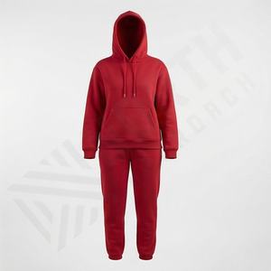 Ensemble de survêtement streetwear personnalisé pour femme, 100 % coton, vente en gros, vêtements de sport et de jogging haut de gamme pour la gym et le fitness - Product Image 1