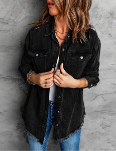 High Street <b>Custom</b> Made Women <b>Denim</b> <b>Jacket</b> Premium Articles Breathable Windproof Fancy Women <b>Denim</b> <b>Jackets</b> <b>denim</b> <b>jacket</b> - Product Image 3