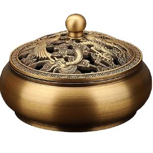 <b>Heavy</b> <b>Duty</b> Metal Incense Burner With Hanging <b>Chain</b> Fragrance Use for Garden Home Office Table Top Decoration - Product Image 5