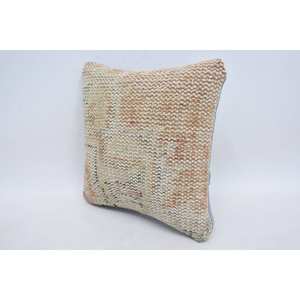 Almohada de retales Kantha de lana Beige de lujo de 12x12 pulgadas, almohada tejida, Vintage, esponjosa, portátil para ropa de cama, suelo para Navidad - Product Image 4