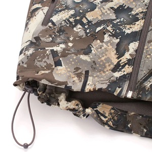 Personnalisable Hommes High Street Style En Cuir Véritable Shell Toile Camouflage Veste 100% Polyester Imperméable Chasse Randonnée - Product Image 3