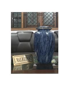 Urna de cremación Precio de fábrica al por mayor Fabricante de urnas de cremación de metal Ceremonia funeraria Urna conmemorativa - Product Image 1