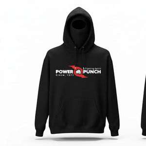 Sweat à capuche zippé intégral personnalisé pour homme avec cagoule amovible, style ninja, sweat-shirt et capuche à fermeture éclair - Product Image 2