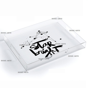 Bandeja de Servicio de Alimentos Acrílica Simple de Calidad, Bandeja de Servicio de Alimentos de la Mejor Calidad con Tamaño Personalizado para Uso en Hoteles y Hogares - Product Image 3